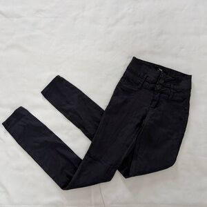 GRAY YMI HIGH WAISTED PANTS
